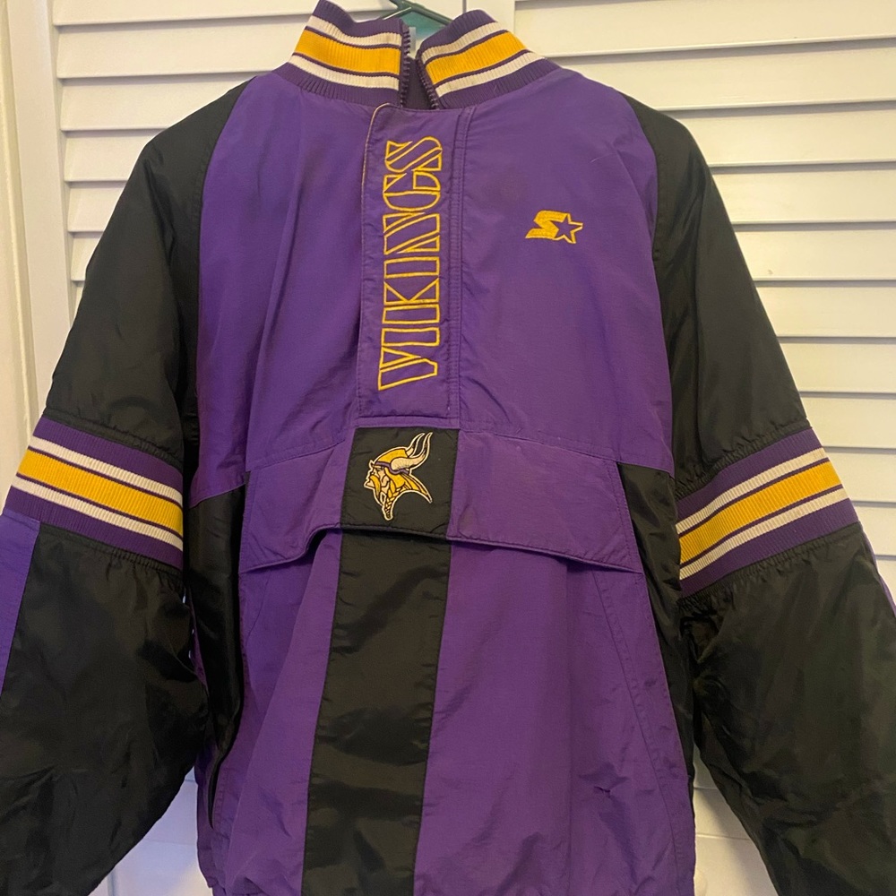 1990s Minnesota Vikings Starter Jacket - Youth XL (Fits Like a Women’s XS/S